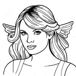 Taylor Swift Evermore Páginas Para Colorir