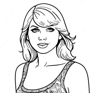 Pagina Para Colorir Da Taylor Swift Evermore 35273-29352