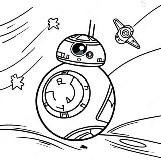 Pagina Para Colorir Do Bb8 Em Uma Aventura Galactica 35304-29377