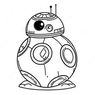 Pagina Para Colorir Do Bb8 Em Uma Aventura Galactica 35304-29378