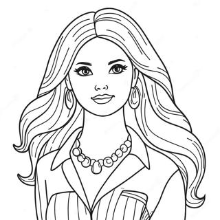 Pagina Para Colorir Da Barbie Fashion 35413-29463