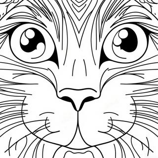 Pagina Para Colorir Do Rosto De Gato 35423-29470