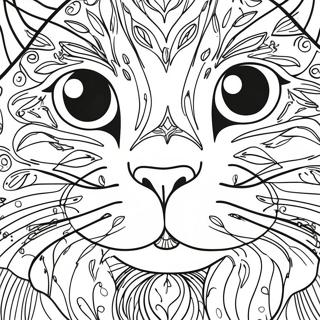 Pagina Para Colorir Do Rosto De Gato 35423-29471