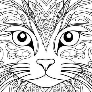 Pagina Para Colorir Do Rosto De Gato 35423-29472