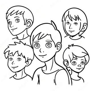 Pagina Para Colorir Dos Personagens De O Senhor Das Moscas 35433-29478