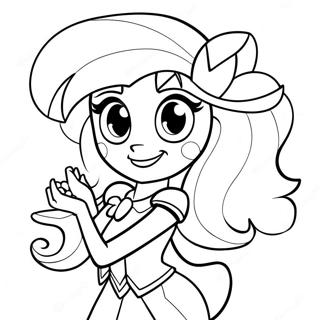 Pagina Para Colorir Da Garota Equestria Sunset Shimmer 35463-29503