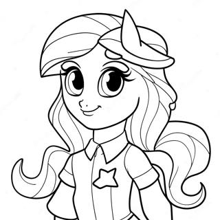 Pagina Para Colorir Da Garota Equestria Sunset Shimmer Aventureira 35464-29508