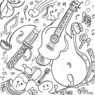 Pagina Para Colorir De Escuta De Instrumentos Musicais 35494-29529