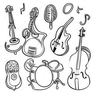 Pagina Para Colorir De Escuta De Instrumentos Musicais 35494-29530