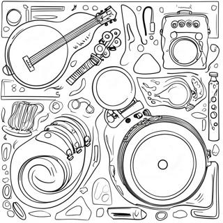 Pagina Para Colorir De Escuta De Instrumentos Musicais 35494-29532