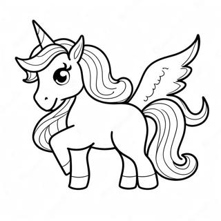 Pagina Para Colorir De Unicornio Sassy 35524-29554