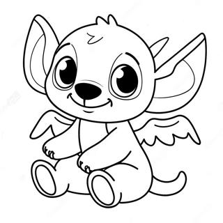 Pagina Para Colorir De Stitch E Angel Fofos 3559-2890