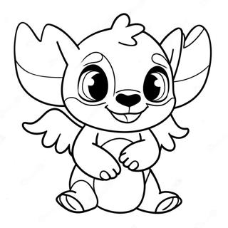 Pagina Para Colorir De Stitch E Angel Fofos 3559-2891