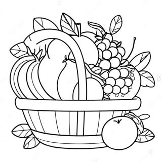 Pagina Para Colorir Da Cesta De Frutas 35603-29615