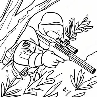 Pagina Para Colorir Do Sniper Stealth Em Camuflagem 35614-29628