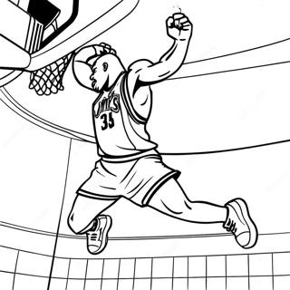 Pagina Para Colorir Do Shaquille Oneal Enterrando 35634-29641