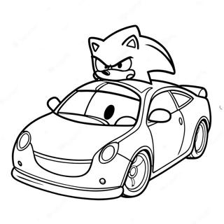 Pagina Para Colorir Do Carro Do Sonic 35653-29655