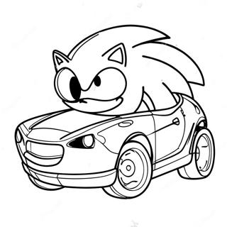 Pagina Para Colorir Do Carro Do Sonic 35653-29656