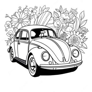 Pagina Para Colorir Do Vw Fusca Estilo Vintage 35664-29667