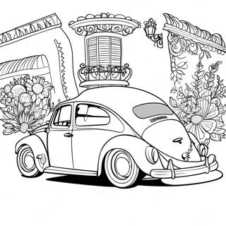 Pagina Para Colorir Do Vw Fusca Estilo Vintage 35664-29668