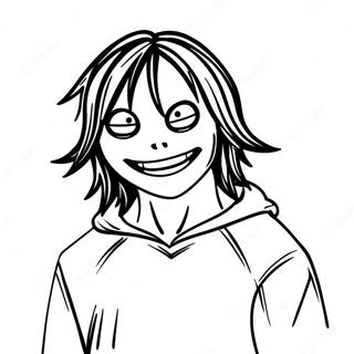 Pagina Para Colorir Do Jeff The Killer Assustador 35674-29673