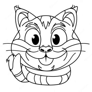 Pagina Para Colorir Do Gato De Cheshire 35683-29678