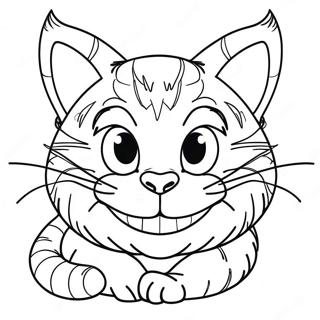 Pagina Para Colorir Do Gato De Cheshire 35683-29679