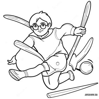 Pagina Para Colorir Do Quidditch Do Harry Potter 35703-29695