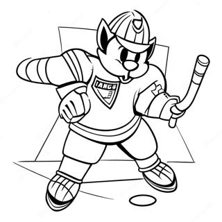 Pagina Para Colorir Mascote Dos New York Rangers 35734-29721