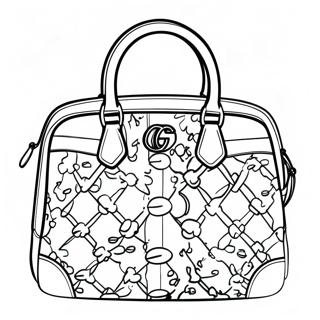 Pagina Para Colorir Bolsa Da Gucci 35744-29729