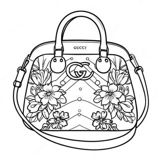 Pagina Para Colorir Bolsa Da Gucci 35744-29730