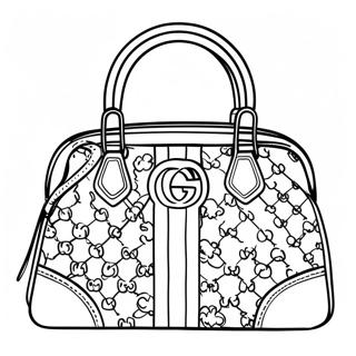 Pagina Para Colorir Bolsa Da Gucci 35744-29731