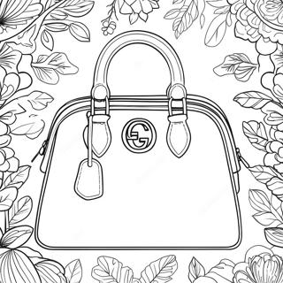 Pagina Para Colorir Bolsa Da Gucci 35744-29732