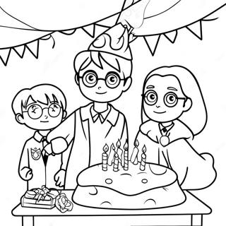 Pagina Para Colorir Festa De Aniversario Do Harry Potter 35773-29750