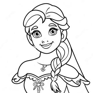 Pagina Para Colorir Da Princesa Disney Congelada 3579-2906