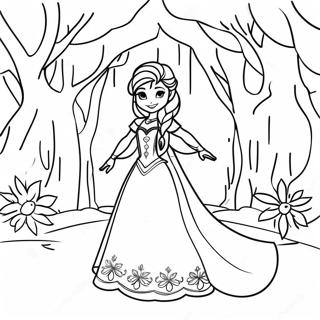 Pagina Para Colorir Da Princesa Disney Congelada 3579-2907