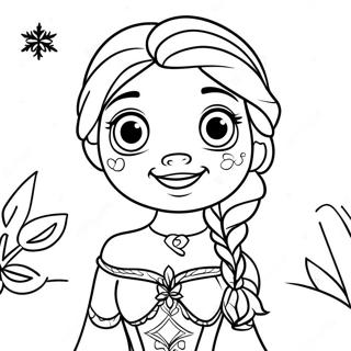 Pagina Para Colorir Da Princesa Disney Congelada 3579-2908