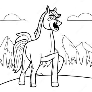 Pagina Para Colorir Bojack Horseman Em Uma Pose Dramatica 35844-29810