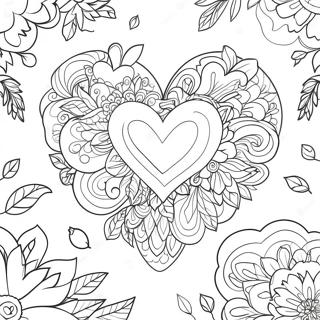 Pagina Para Colorir Coracao Do Verdadeiro Amor 35853-29816