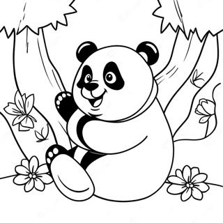 Pagina Para Colorir Panda Brincalhao 35894-29850