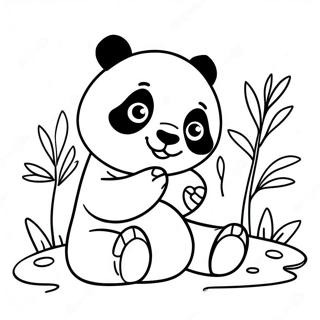 Pagina Para Colorir Panda Brincalhao 35894-29852