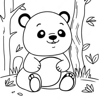 Pagina Para Colorir Panda Brincalhao 35894-29945