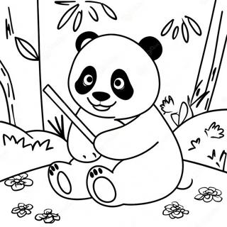 Pagina Para Colorir Panda Brincalhao 35894-29946