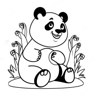 Pagina Para Colorir Panda Brincalhao 35894-29947