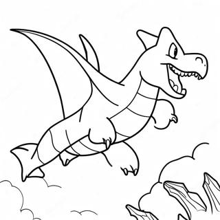 Pagina Para Colorir Garchomp Voando No Ceu 35924-29875