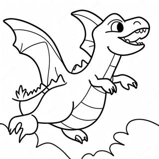 Pagina Para Colorir Garchomp Voando No Ceu 35924-29972