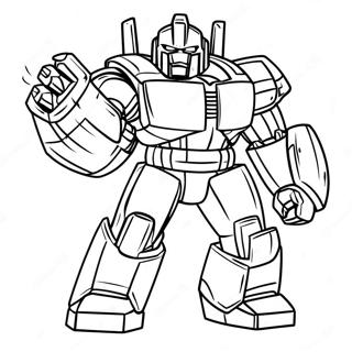 Ironhide Em Posicao De Batalha Pagina Para Colorir 35934-29979