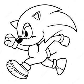 Pagina Para Colorir Do Sonic The Hedgehog Correndo Rapido 35954-29897