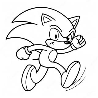 Pagina Para Colorir Do Sonic The Hedgehog Correndo Rapido 35954-29898