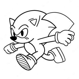 Pagina Para Colorir Do Sonic The Hedgehog Correndo Rapido 35954-29899